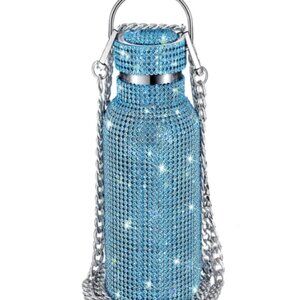 Bling-Bling Water Bottle - 20 Oz - BLUE